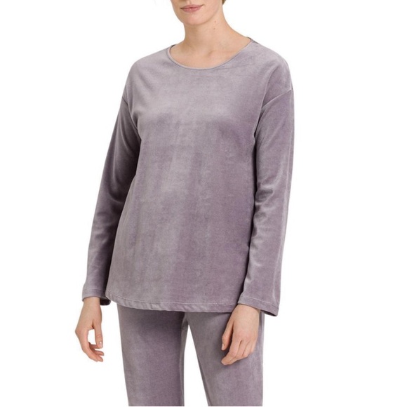 Hanro Other - Hanro Favourites Velour Pullover in Orchid SZ S EUC